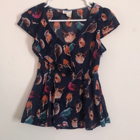 Anthropologie Tops - Anthropologie Meadow Rue “Birds” Top